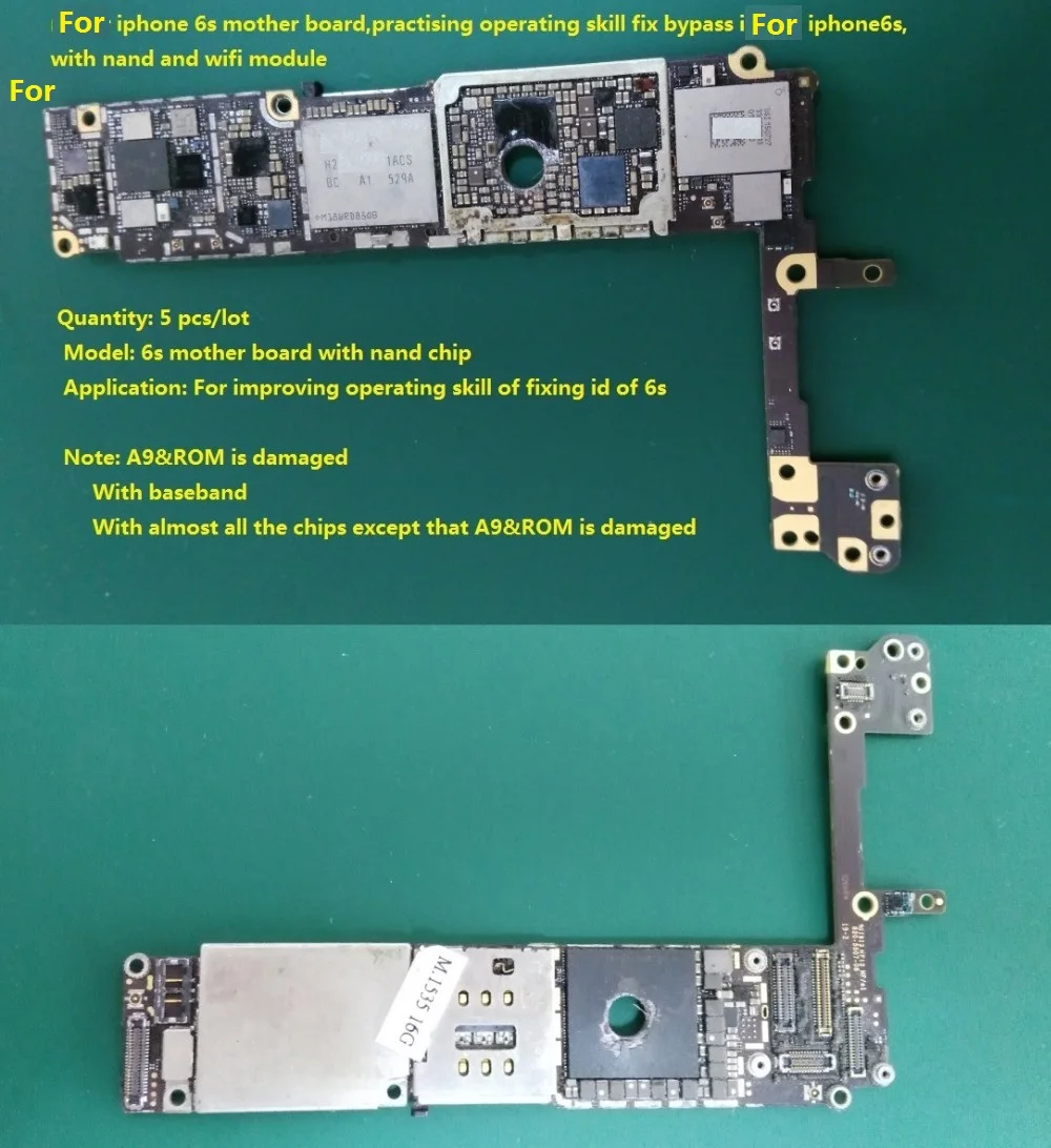 

connector repair for iPhone 6s board,practising operating skill fix bypass icloud for iPhone 6s,with nand and wifi module