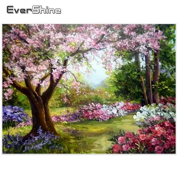 

EverShine DIY Diamond Embroidery Scenery Picture Full Square Diamond Painting Rhinestones Cross Stitch Landscape Wall Decor