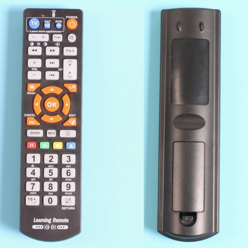 45keys Universal Remote control with learn function, controller for TV,STB,DVD,DVB,HIFI, L336 work for 3 devices.