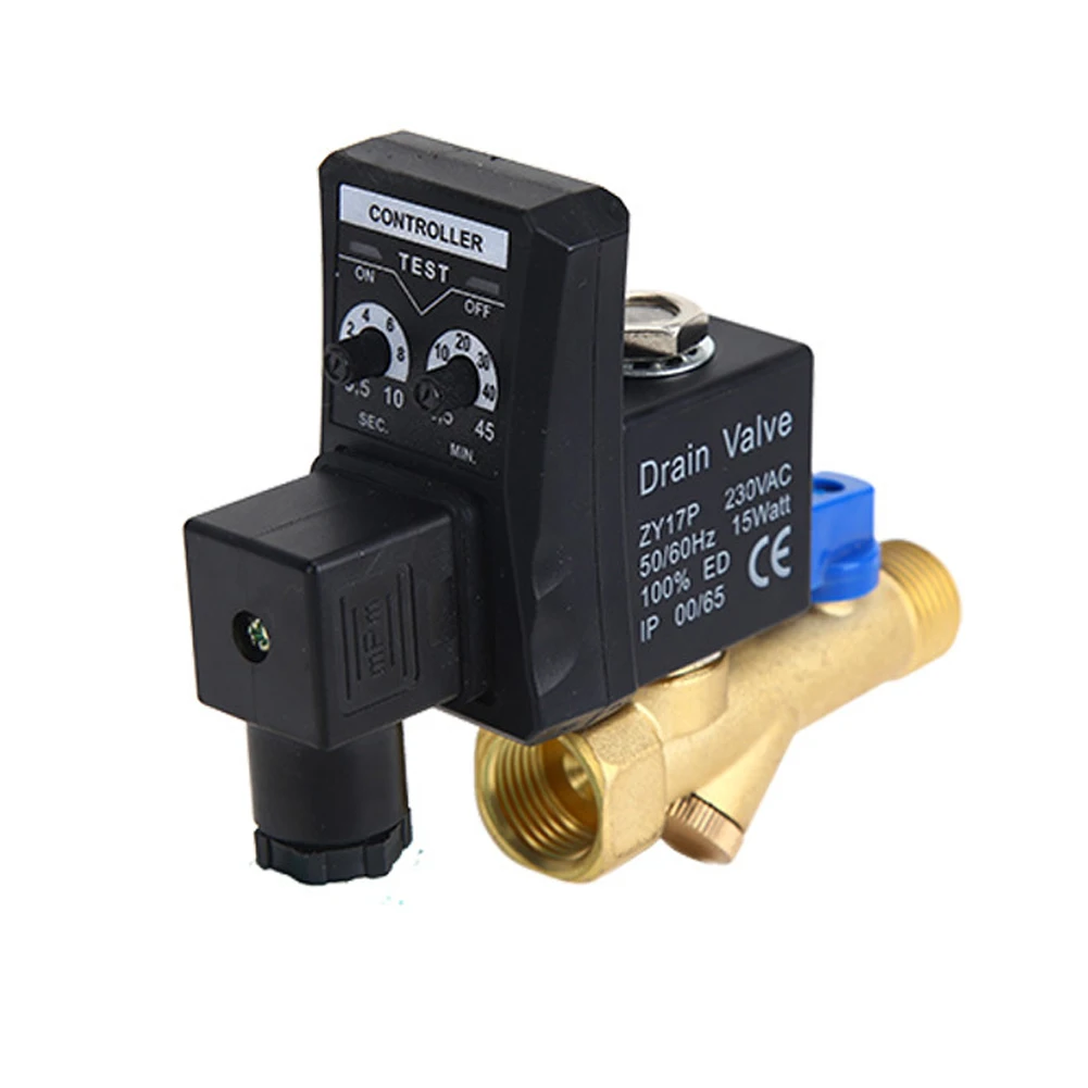 

Stable 2 Way Manual Switch Electronic Accurate Automatic Timed Cleaner Drain Air Compressor Seal Durable Easy Use