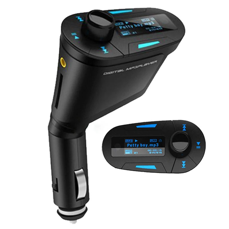Kit Car MP3 Player Wireless Transmitter Modulator USB SD MMC LCD Remote