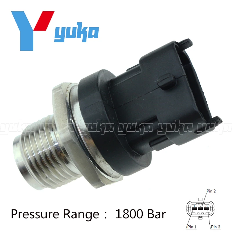 Fuel Rail Pressure Sensor Common Injection Regulator Sender For IVECO MASSIF Single Cab Duz Kasa Kamyon Sasi 3.0 HPI 0281002937 |