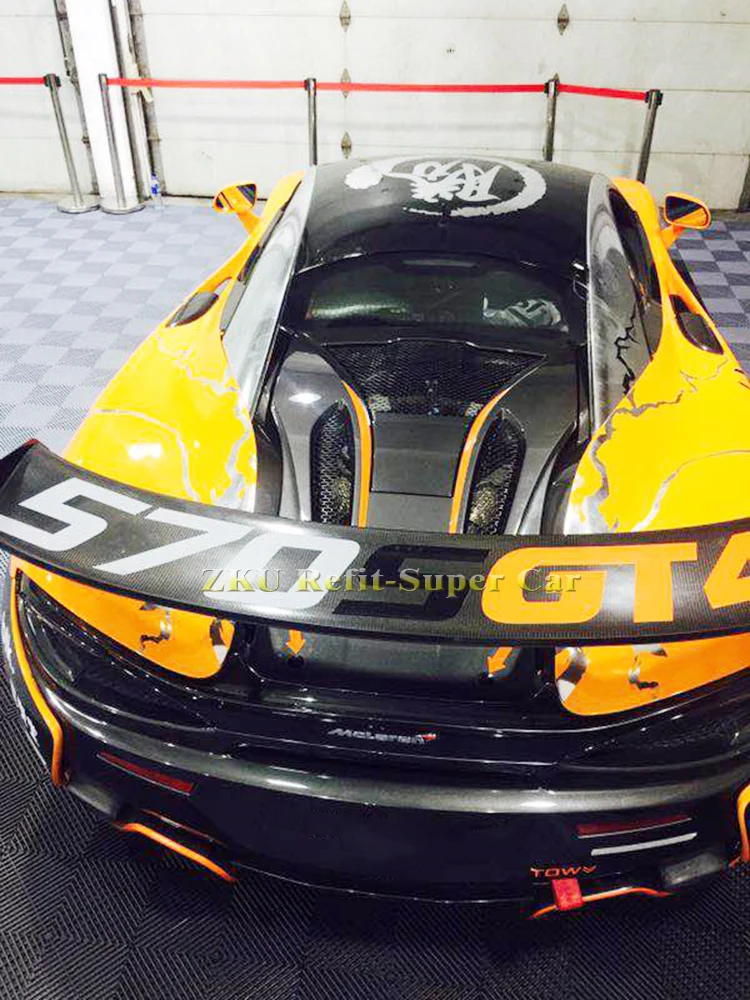 Gt4 стиль углеродного волокна задний спойлер для mlaren 570S 570GT 540C