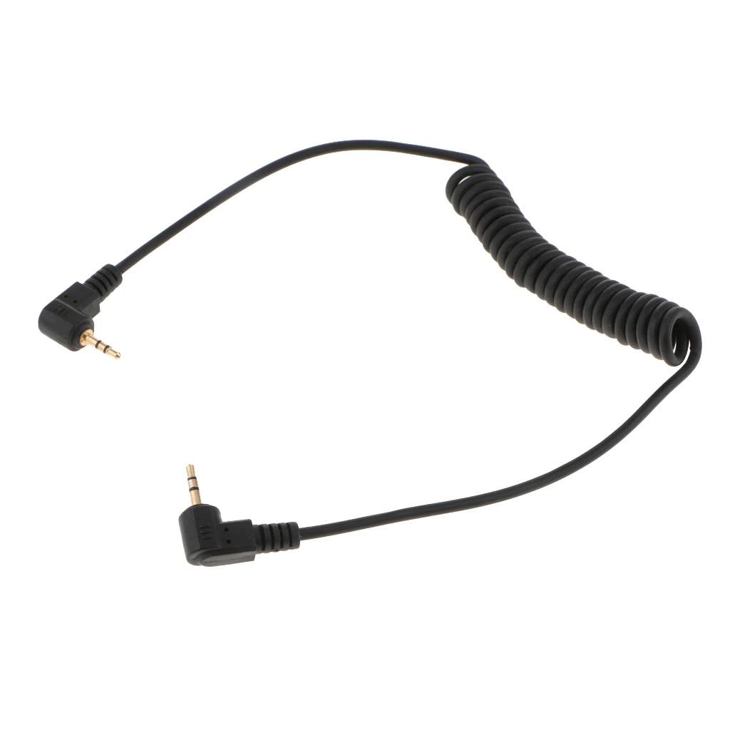2.5mm to RS-60E3 C1 Remote Shutter Release Connecting Cord Cable for Canon 3-Pin Cameras EOS 60D 600D 550D 500D 450D