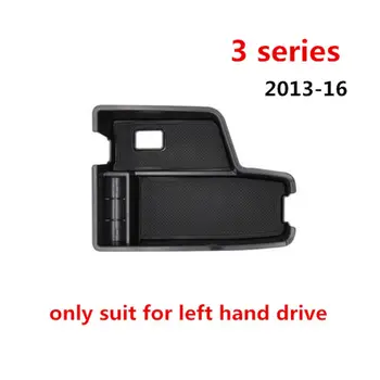 

For BMW 3 series F30 2013 2014 2015 2016 1PC ABS Black Car Console Armrest Storage Box Car Container Holder Tray
