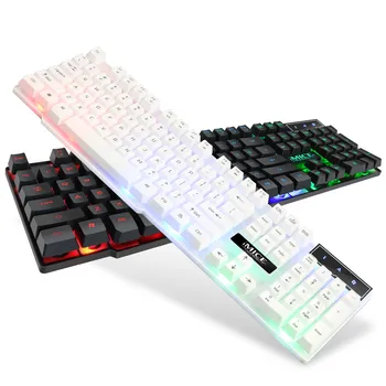 

OMESHIN IMice AK-600 104 keys gaming Keyboard Backlight Suspension Key Mechanical Keyboard Game Wired PC Notebook LOL