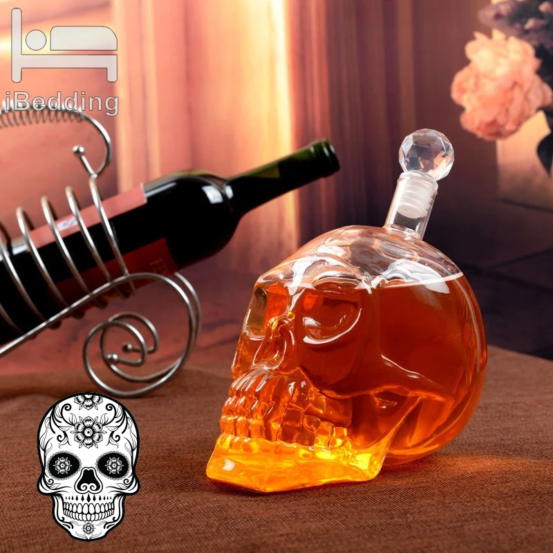 

Crystal Skull Vodka Bottles Cups Creative Wine Set 125 ML 350 ML 550 ML 1000 ML