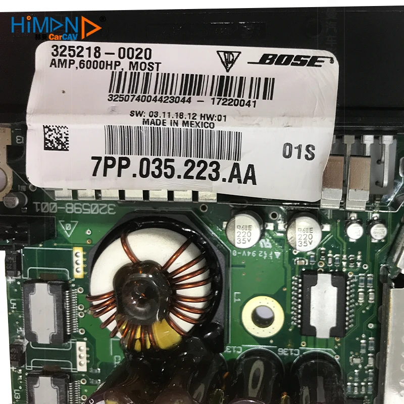 Для Porsche Boxster Cayenne 957 bose ampflifier Amp Часть # 7PP 035 223 AA монтажная плата|Многоканальные