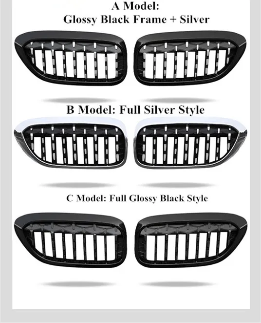 Новейший Алмазный Стиль 2010- одна пара Abs 5 серия F10 сетчатый гриль для Bmw F10 F11 F18 автомобильный передний гриль