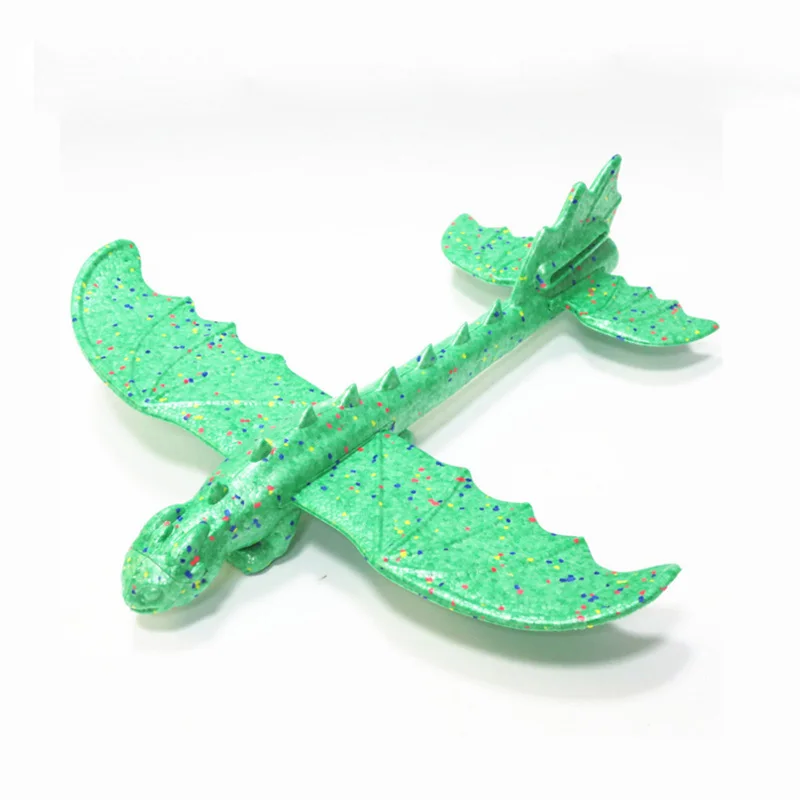 

48CM Dinosaur Foam Aeroplane Model Plane DIY Hand Throw Fillers Flying Glider Planes Outdoor Toys for Children Aircraft Gift