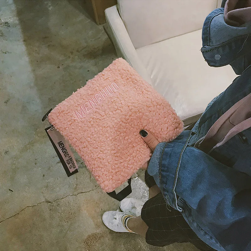 Menghuo Felt Women Bag HOT SALE 2017 Wool Women Messenger Bags Fashion Lady Crossbody Ribbon Women Shoulder Bags Drop Shipping (43)