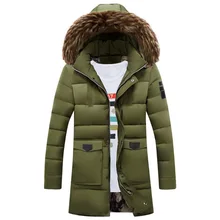 Мужские парки со съемной шляпой флисовые пальто свободные манжеты ветрозащитные теплые мужское зимнее пальто куртки Campera длинные Camperas Hombre