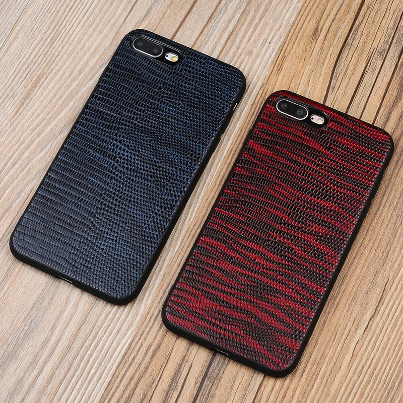 Кожаный чехол для iPhone X XS Max XR 6 6S 7 8 Plus 11 12 pro max текстура ящерицы включительно