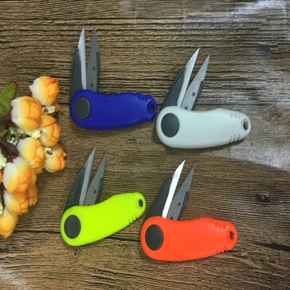 

1pc Fold Fish Scissor Fish Use Scissors Accessories Folding Fishing Line Cut Clipper Fishing Scissor Tackle