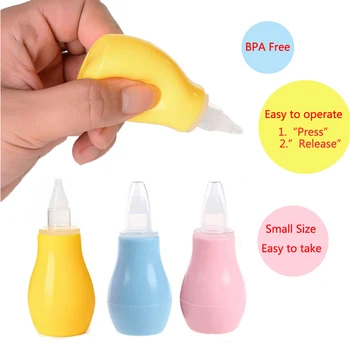 

2018 Nasal suction device Kids Children Care Safe Non toxic Silicone Nasal Aspirator Cold Nose Snivel Mucus Clean Suction Device