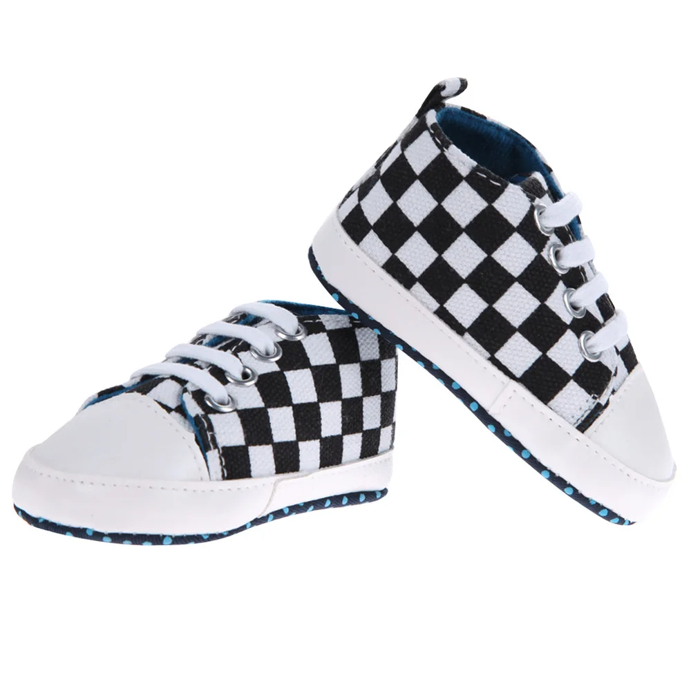 

Baby Boys Shoes Kids Casual Black White Prewalker Anti-Slip Walkers Bowknots Shoes 0 to 18 Months Brand New 2017
