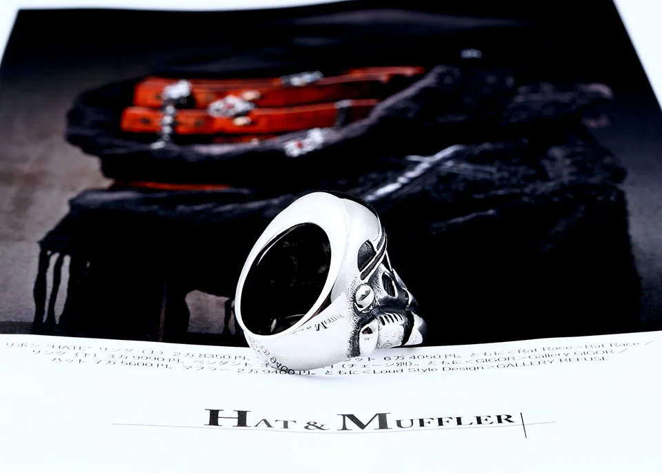 Байер магазин кольцо из нержавеющей стали 316L Высокое качество Новые Звездные войны Штурмовик маска кольцо Модные ювелирные изделия LLBR8-264R