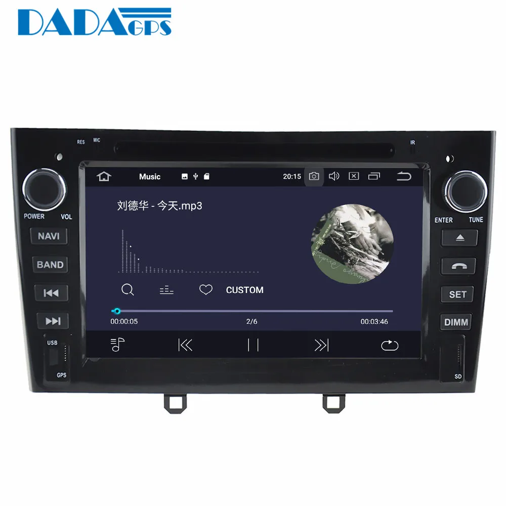 Excellent Newest Android 9.0 Car Radio Stereo GPS Head Unit for Peugeot 308 2007-2013 408 2011-2017 308 SW Car DVD Player Multimedia wifi 5