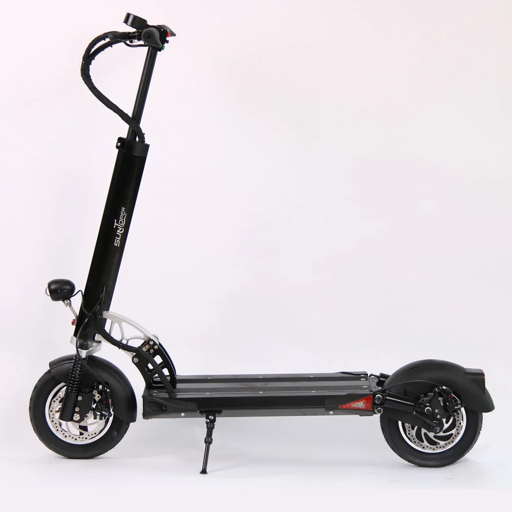 

2017 48V 500W/52V 600W Powerful 2 Wheels Mini Foldable with front and rear Suspension Disc Brake 10 inch wheel E-Scooter