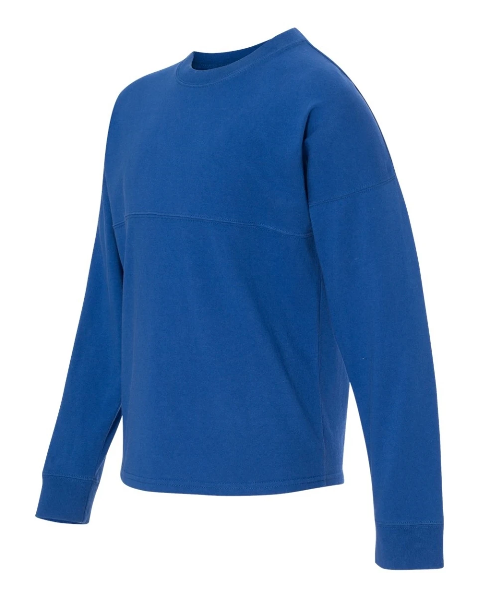 J America J8229-Royal-White-XS Adult Long Sleeve Game Day Jersey - Extra Small Royal & White (1)