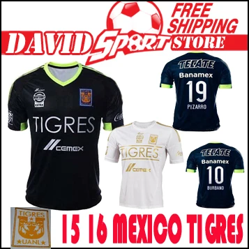 tigres white jersey