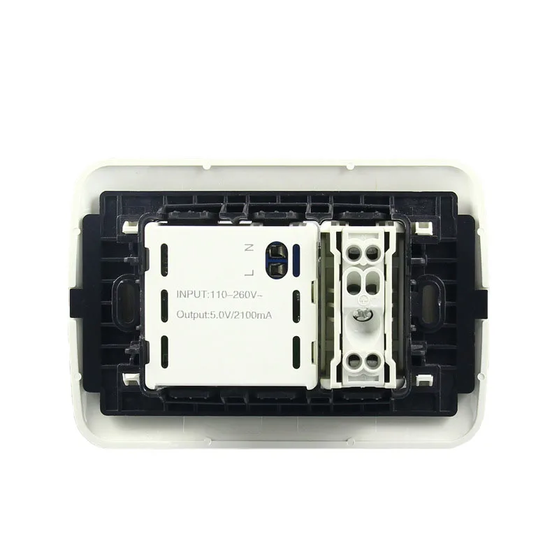 SHIERAK Италия стандарт 118 Тип розетка с 2 портами usb Итальянский настенная 118*80