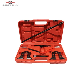 

7pcs/set Iron Simple Design Automotive Engine Overhead Valve Spring Remover Solid Durable Installer Compressor Tool Set for Car