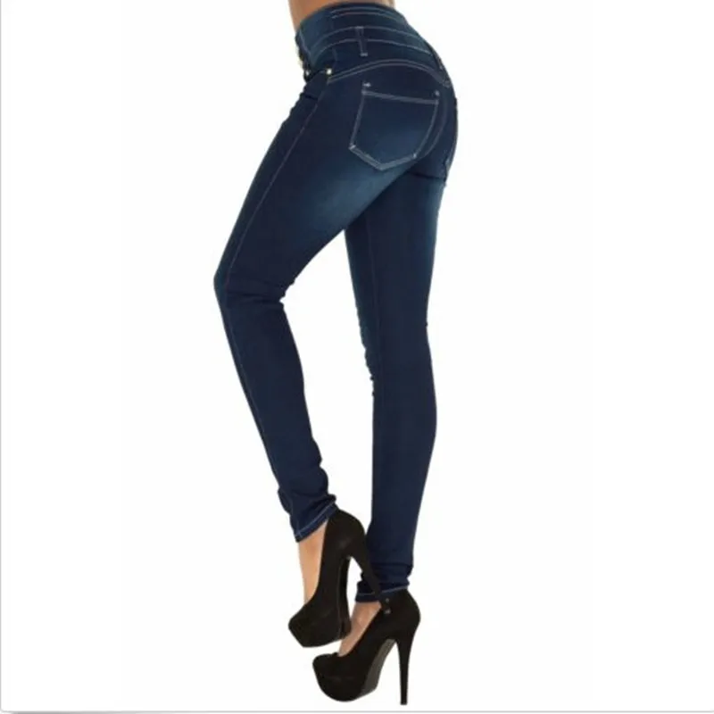 Skup Seksowne dżinsy z niską talią kobieta brzoskwinia Push Up Hip Skinny spodnie denimowe dla kobiet chłopak Jean dla kobiet elastyczne szare dżinsy Plus rozmiar
