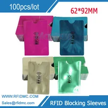 RFID блокирующий рукав для кредитной карты банкомат Бесконтактный IC чехол для удостоверения личности блокатор Противоугонный