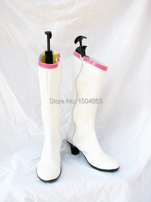 Бесплатная доставка аниме Сейлор Мун Усаги ботинки для костюмированной вечеринки белые туфли высокий каблук Косплэй
