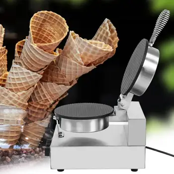 

Electric Ice Cream Cone Machine Pie Frying Grill Sonifer Egg Roll Maker Crispy Omelet Mold Crepe Baking Pan Pancake Bakeware