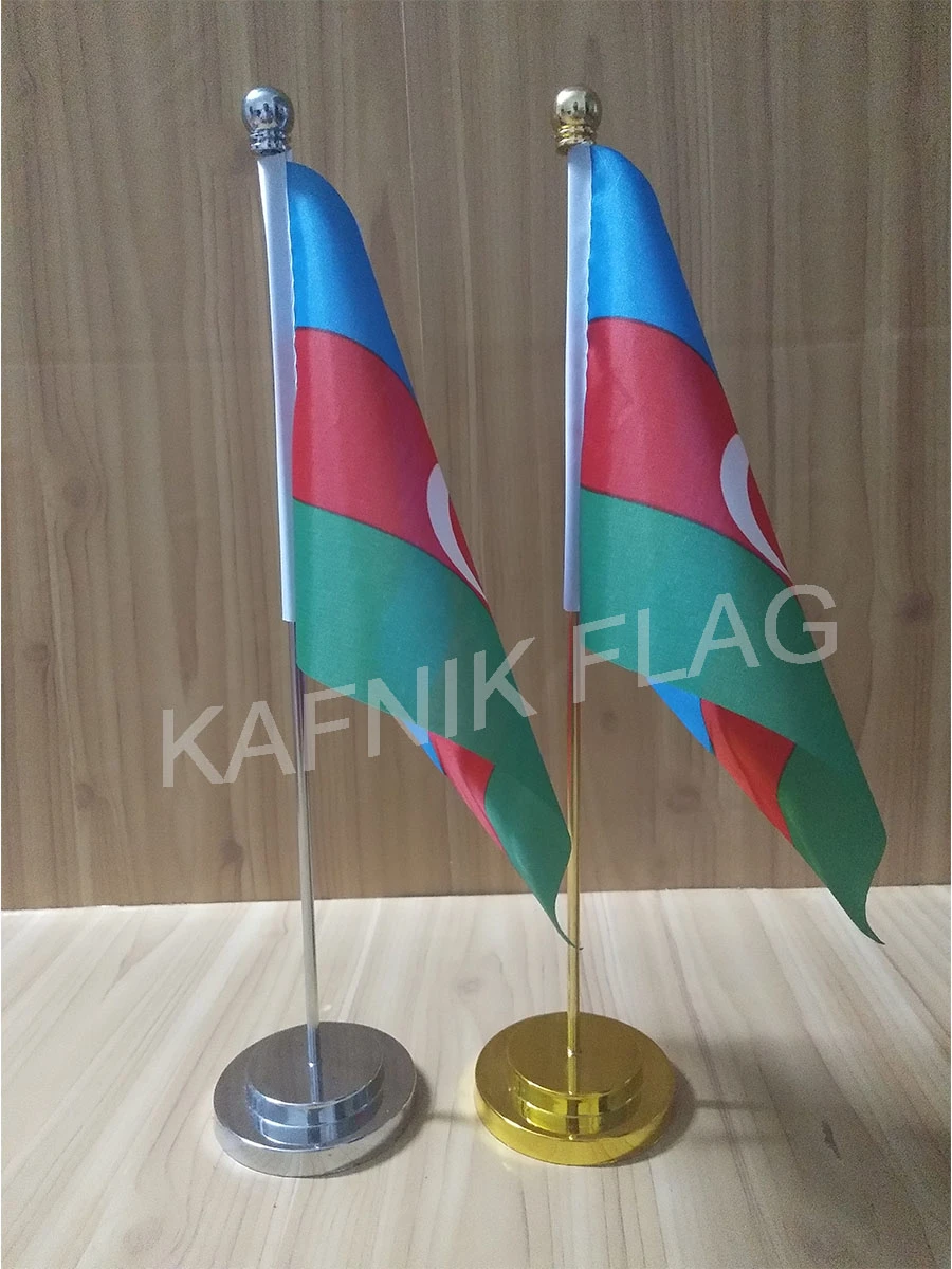 Kafnik Azerbaycan Ofis Masasi Masa Bayragi Altin Veya Gumus Metal Bayrak Diregi Tabani 14 21 Cm Ulke Bayragi Ucretsiz Kargo Bayraklar Pankartlar Ve Aksesuarlar Aliexpress