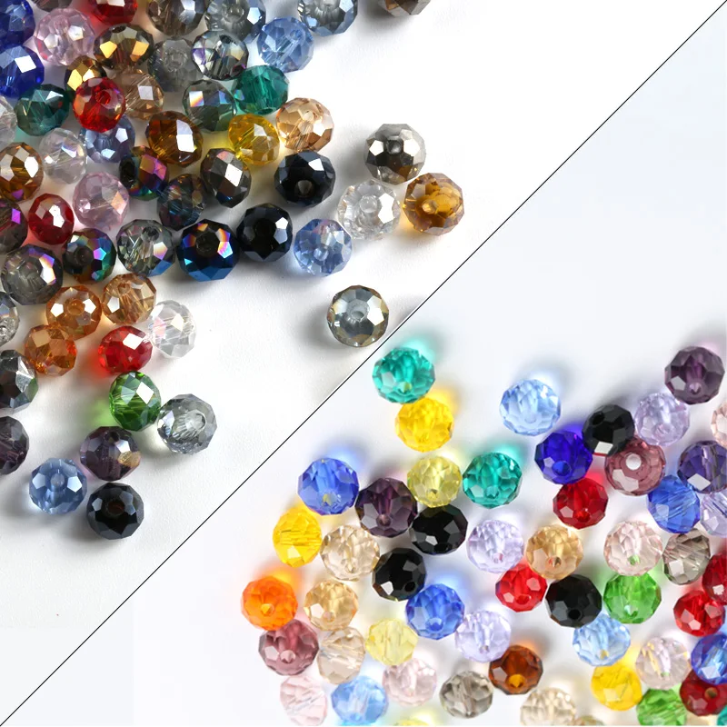 

4mm-12mm mixed color Austria round crystal beads glass ball loose beads for Jewelry making DIY,Necklace bracelet accessories
