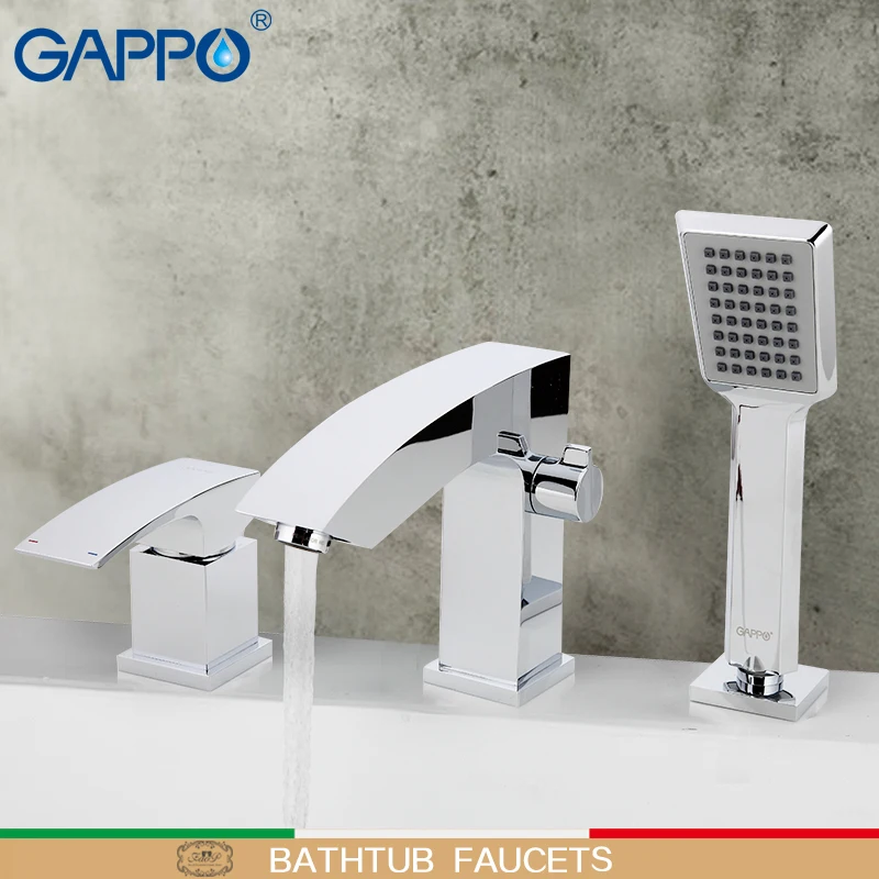 GAPPO смеситель для ванны ванной комнаты водопад на палубе дождевые краны