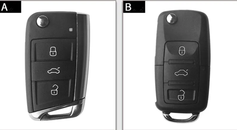 Чехол для ключей автомобиля из углеродного волокна для VW Volkswagen Golf 4 5 6 Bora Jetta POLO Passat B5 B6 Skoda Superb Octavia Fabia SEAT Ibiza Leon