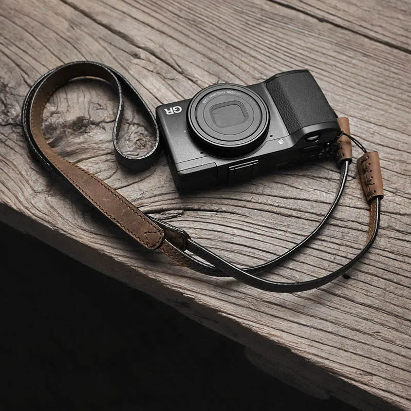 

Mr.stone Handmade Genuine Leather Camera Strap Camera Shoulder Sling Belt (Lanyard fixed)