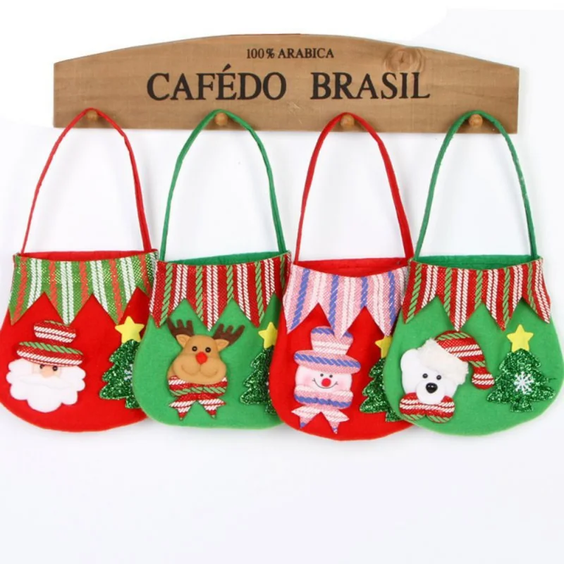 

Fun Christmas Gift Bag Candy Merry Christmas Candy Bags Christmas Decor Cartoon Creative Home Party Christmas Deer Bag