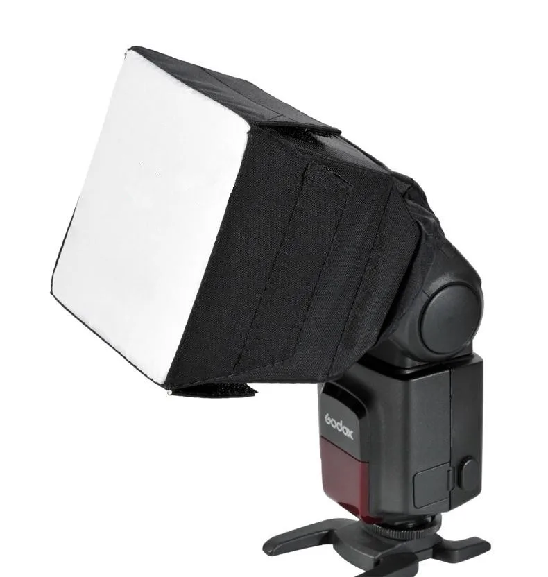 New Godox 10x10cm Universal Flash Softbox Folding Diffuser for Canon