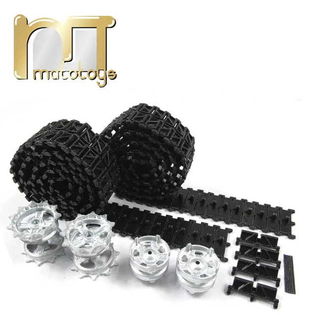 Best Offers Mato Metal Upgraded Tracks Sprockets Idler wheels set for Heng Long 3899/99A-1 1/16 1:16 RC Chinese ZTZ 99 Tank