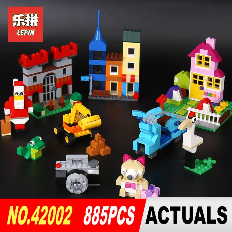 

Lepin 42002 Genuine 885Pcs Creative Series The Big Box Builing Blocks Bricks DIY Toy Model for Children Gifts LegoINGlys 10698
