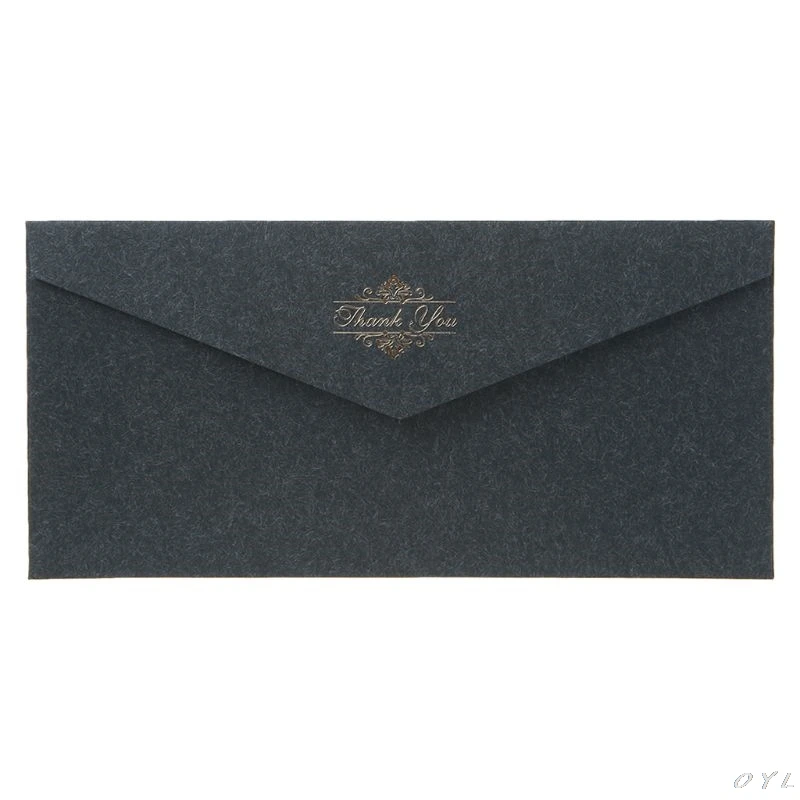 10 шт Ретро винтажный узор крафт бумажные конверты для письма поздравительные открытки приглашения на свадьбу - Цвет: 10