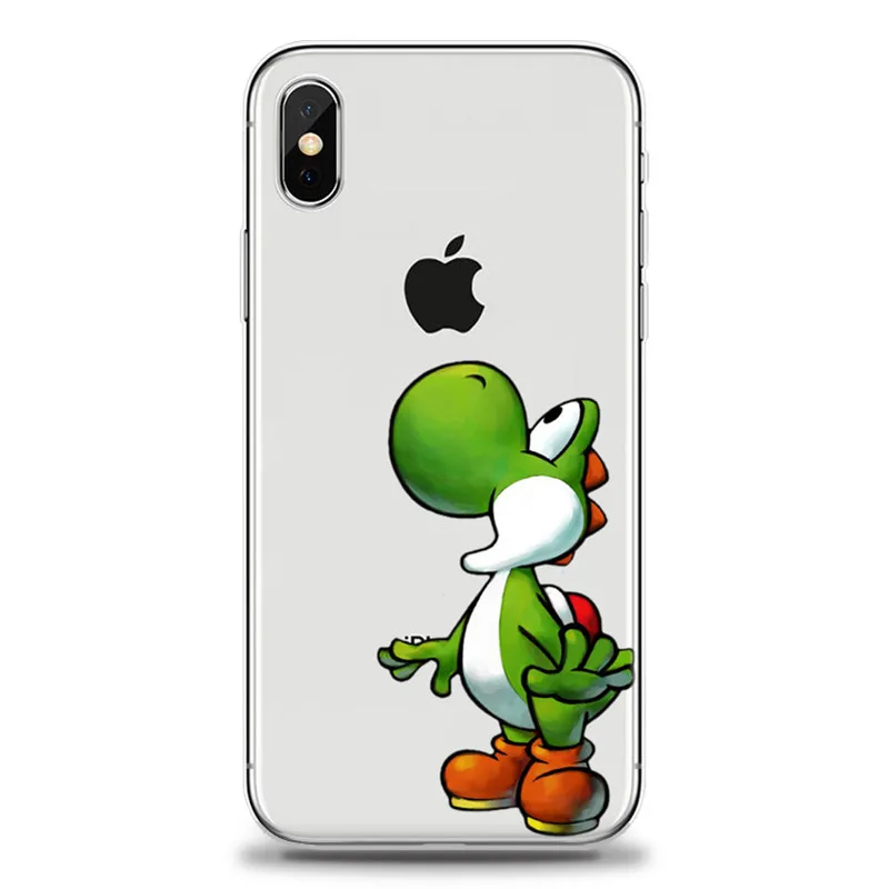 Super mario bros Flexivel Telefone Soft phone silicone TPU Fundas Cover Case Coque Para o iphone 4 5 6 7 8 X plus Xmax XR XS