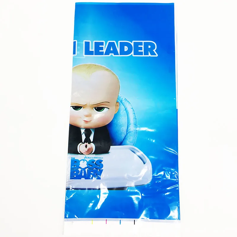 

1pcs/pack Baby Boss theme plastic tablecloths disposable table cover baby shower birthday party decorations