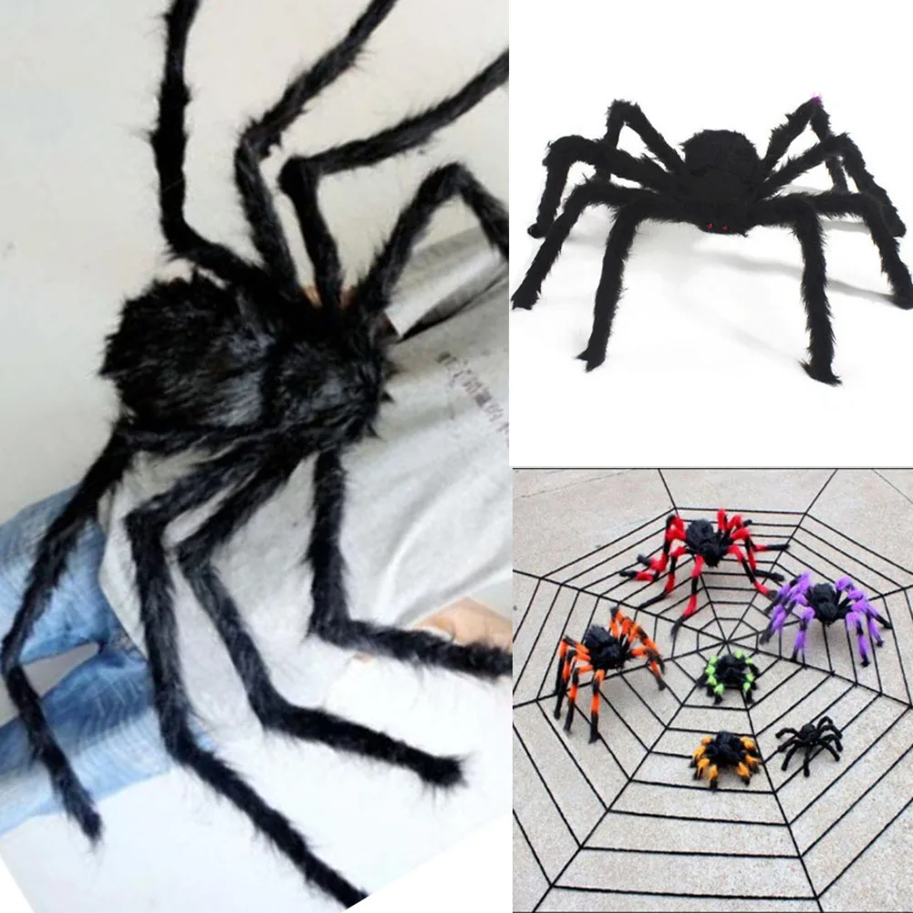 Новое поступление красочные паук Хэллоуин украшения дом с привидениями реквизит Крытый открытый широкий Прямая поставка Faroot горячая распродажа