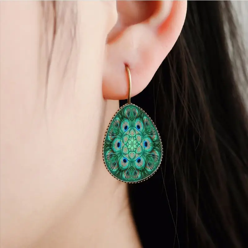 pendientes hippie vintage