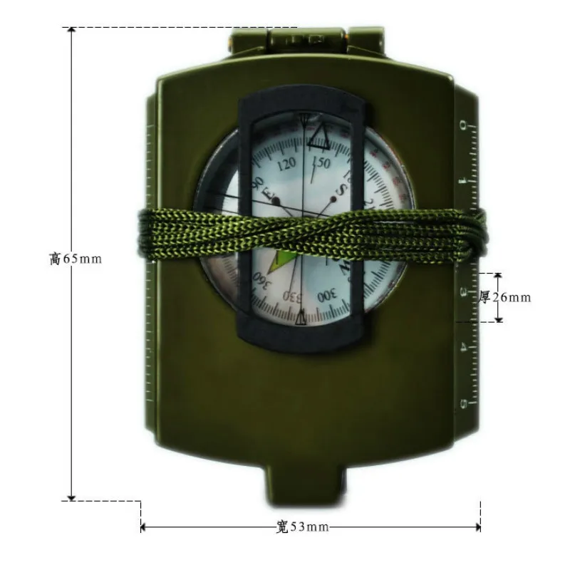 Водонепроницаемый Военный компас для выживания, Походов, Кемпинга, армии, Карманный военный компас, ручной военный инвентарь