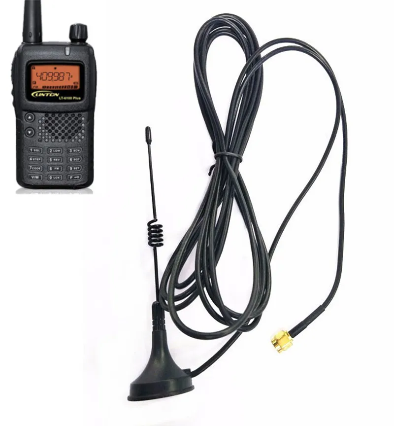 

Ultrashort Interphone Antenna on Vehicle UV Dual-Section SMA-M Tie Rod Antenna for Yaesu CB Radio VX-3R VX-5R VX-6R VX-7R