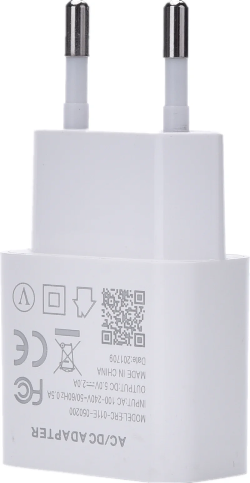 Зарядное устройство USB для путешествий с европейской вилкой 2A, адаптер для быстрой зарядки, портативное зарядное устройство с двумя стенками, кабель для мобильного телефона для Redmi Note 7 7s K20 Pro - Тип штекера: EU Charger