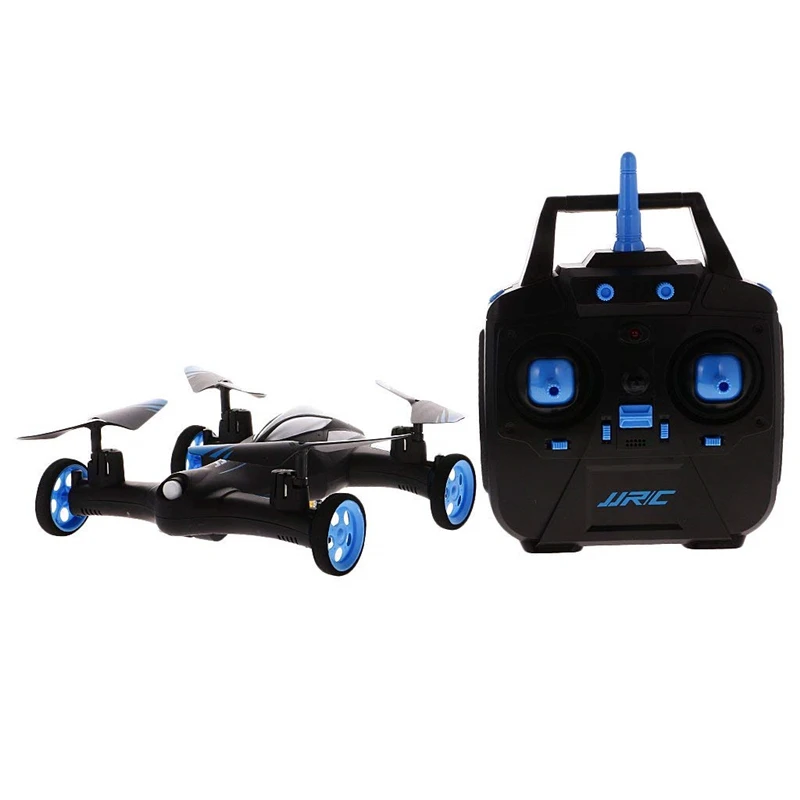 JJRC H23 4 оси Радиоуправляемый квадрокоптер с колесами Land/небесно-2 в 1 Радиоуправляемый Дрон мини-подарок синий + черный