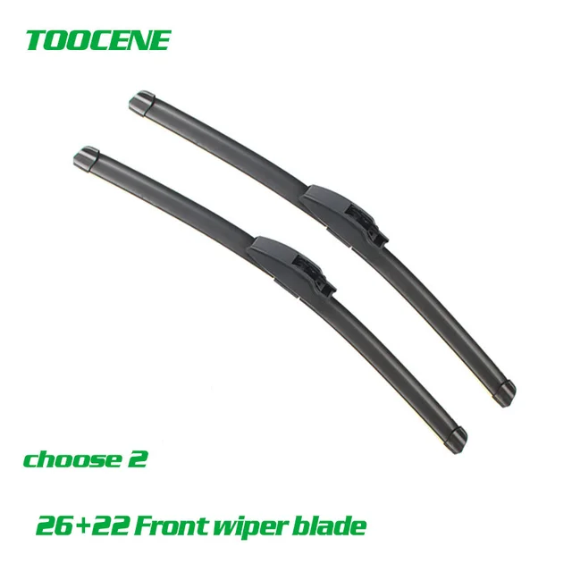 Front And Rear Wiper Blades For Toyota Venza 2009 2013 Rubber